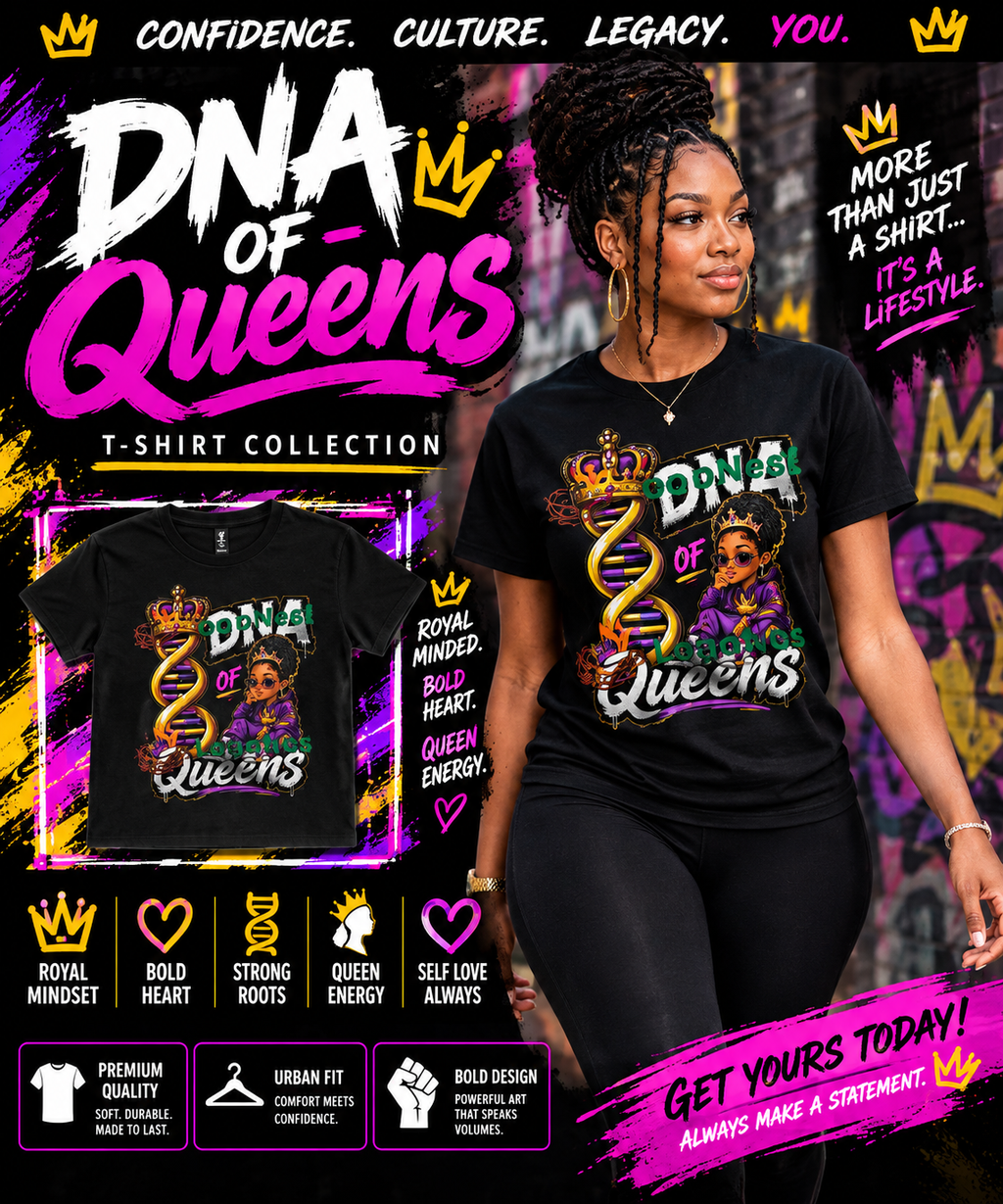 Motto Company Clothing DNA of Queens Graffiti Tee